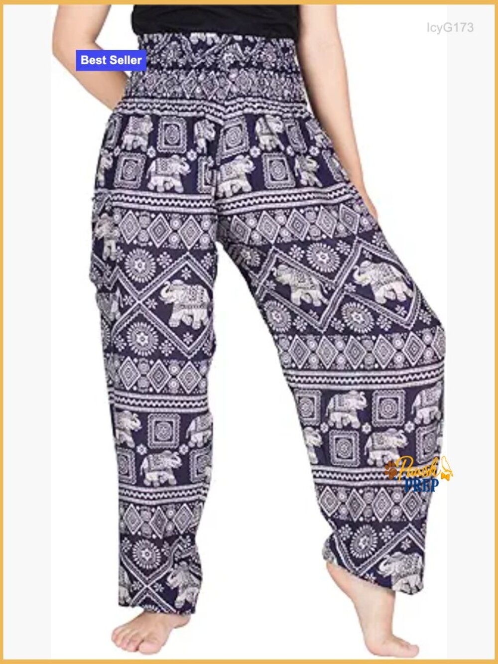 Harem Yoga Pants Boho Wide Leg Loose Fit S-4XL